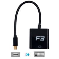 ADAPTADOR CONVERSOR MINI DISPLAYPORT X DVI IMP JC-CB-MDVI 1038 F3 - Imagem 2