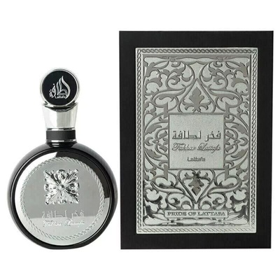 PERFUME LATTAFA PRIDE OF FAKHAR BLACK MASCULINO EDP 100ML ARABE - Imagem 4