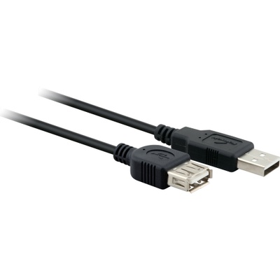 CABO EXTENSOR USB 2.0 A MACHO X A FEMEA 1,8 METROS USM-101 PRETO FORTREK - Imagem 3