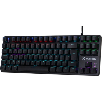 TECLADO GAMER USB MECÂNICO BLACK HAWK COMPACTO FORTREK - Imagem 4