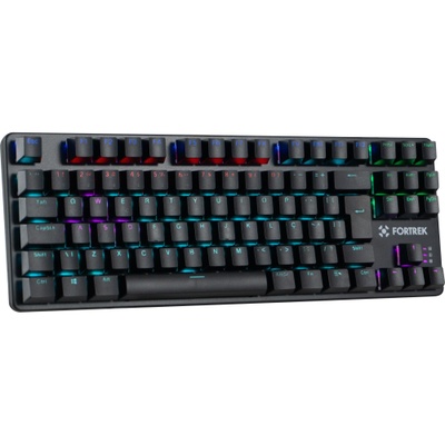TECLADO GAMER USB MECÂNICO BLACK HAWK COMPACTO FORTREK - Imagem 2