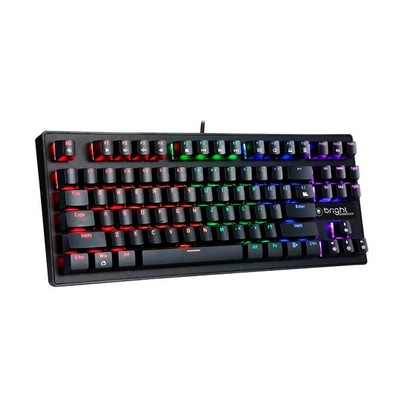 TECLADO GAMER USB MECANICO COMPACT GTC559 BRIGHT PRETO - Imagem 4