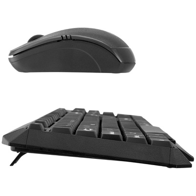 TECLADO E MOUSE SEM FIO USB 2.4GHZ ABNT2 0055 BRIGHT - Imagem 3