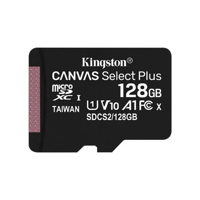 MICRO SD 128GB KINGSTON CLASSE 10 CANVAS 100MB/S 2X1 - Imagem 3