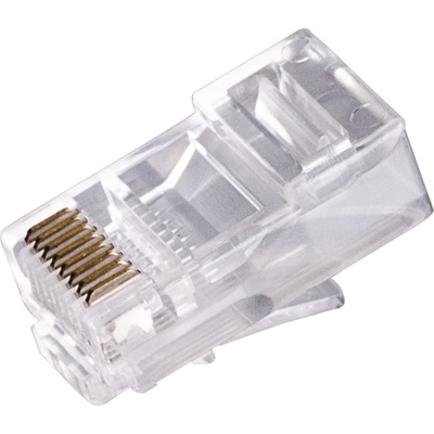 CONECTOR MACHO CAT5E RJ45-201- 100 PEÇAS FORTREK - Imagem 3