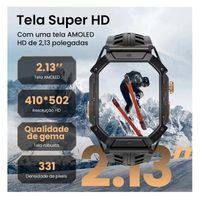 RELOGIO HAYLOU SMART WATCH IRON N1 HF006 PRETO - Imagem 4