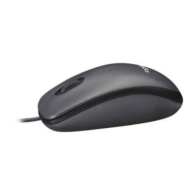 MOUSE USB M100 LOGITECH PRETO CINZA - Imagem 4