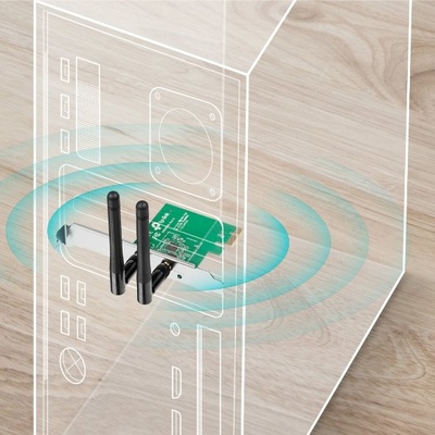 PLACA DE REDE PCI EXPRESS WIRELESS TP LINK TL WN881ND 300MBPS - Imagem 3