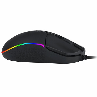 MOUSE USB GAMER REDRAGON INVADER M719 RGB 10000DPI PRETO - Imagem 4