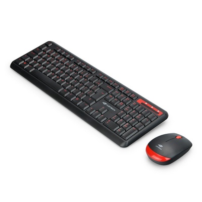 TECLADO E MOUSE SEM FIO C3 TECH K-W100BK PRETO - Imagem 3