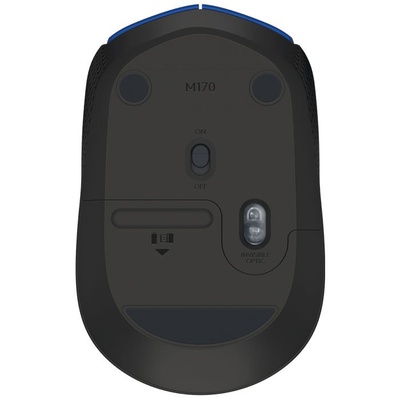MOUSE SEM FIO LOGITECH M170 WIRELESS AZUL - Imagem 4