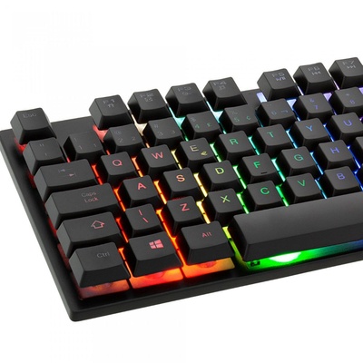 TECLADO E MOUSE+MOUSE PAD GAMER USB LED 0542 BRIGHT - Imagem 2