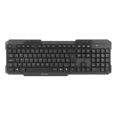 TECLADO E MOUSE SEM FIO C3 TECH K-W10BK PRETO - Imagem 2