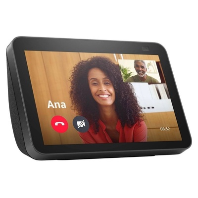 CAIXA DE SOM AMAZON SMART ALEXA ECHO SHOW 8 2ª GERAÇAO COM TELA 8'' PRETO - Imagem 3