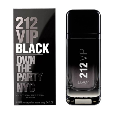 PERFUME CAROLINA HERRERA 212 VIP BLACK MASCULINO EDP 100ML - Imagem 2