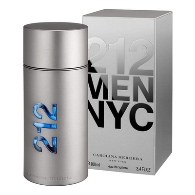 PERFUME CAROLINA HERRERA 212 MEN MASCULINO TRADICIONAL EDT 200ML - Imagem 3