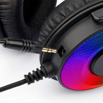 HEADSET COM FIO USB GAMER REDRAGON PANDORA H350 RGB GAMING PRETO - Imagem 4