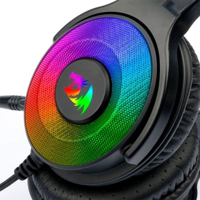 HEADSET COM FIO USB GAMER REDRAGON PANDORA H350 RGB GAMING PRETO - Imagem 3
