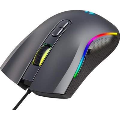 MOUSE USB GAMER RGB BLACK HAWK FORTREK - Imagem 2