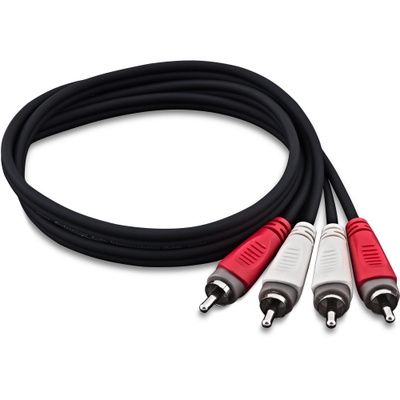 Cabo de Áudio e Vídeo Linha Player 2RCA2 3 Metros Preto HAYONIK - Imagem 2