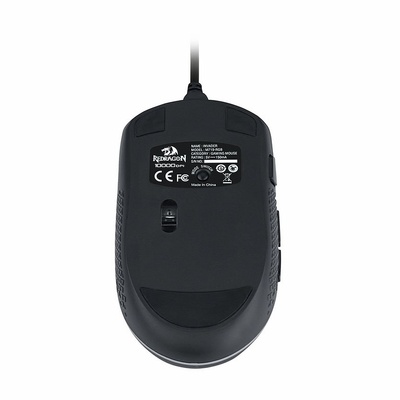 MOUSE USB GAMER REDRAGON INVADER M719 RGB 10000DPI PRETO - Imagem 2