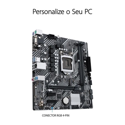 PLACA MÃE 1200 ASUS H510M E PRIME /M.2/DP/HDMI/VGA/USB 3.2 DDR4 G10 G11 - Imagem 3