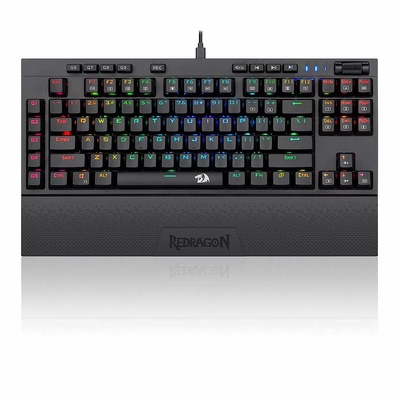 TECLADO GAMER USB RGB REDRAGON MAGIC WAND PRO MECANICO K587 RGB PRETO - Imagem 5