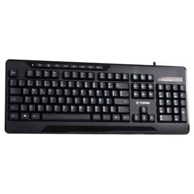 TECLADO USB MULTIMÍDIA OLK101 FK423K FORTREK PRETO - Imagem 2