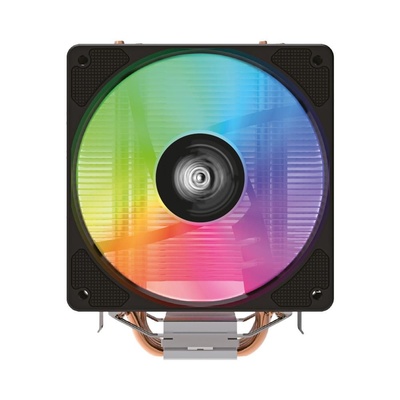 COOLER AIR COOLER UNIVERSAL 240MM MX201 RGB MYMAX PRETO - Imagem 2