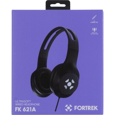 HEADSET COM FIO FK621A FORTREK - Imagem 3
