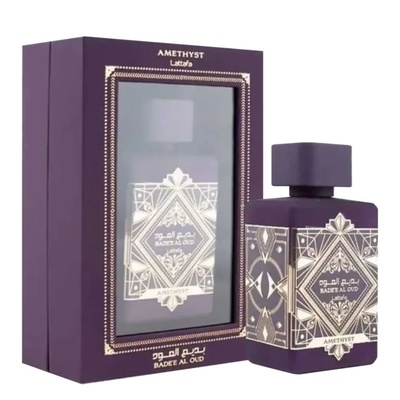PERFUME LATTAFA BADEE AL OUD AMETHYST UNISSEX EDP 100ML ARABE - Imagem 2