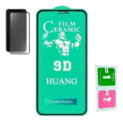 PELICULA CERAMICA PRETA IPHONE 13 13 PRO 14 - Imagem 2