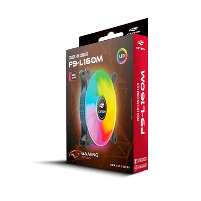 COOLER 12X12 F9-L160BK MULTICOR 12CM C3 TECH - Imagem 3