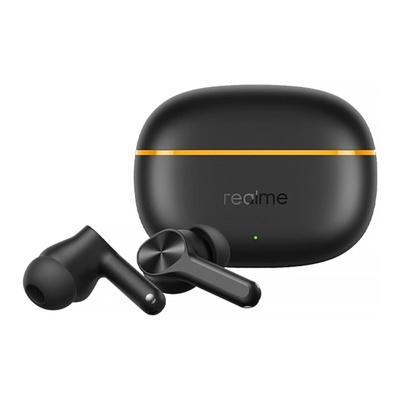 FONE DE OUVIDO AURICULAR BT REALME BUDS T200 LITE RMA2415A PRETO E AMARELO - Imagem 2