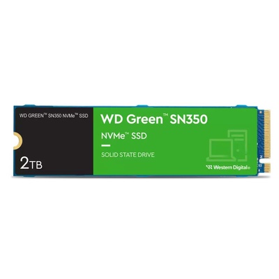 HD SATA SSD M.2 2.TB NVME WESTER DIGITAL GREEN SN350 2TB 3200MB - Imagem 2