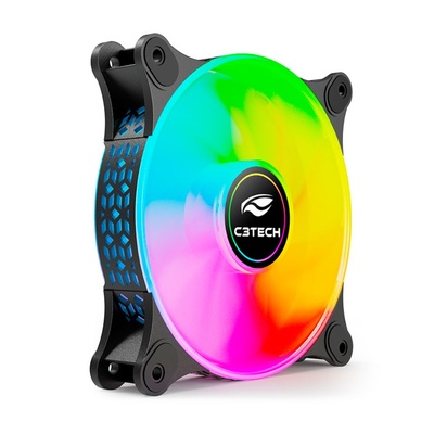 COOLER 12X12 F9-L160BK MULTICOR 12CM C3 TECH - Imagem 2