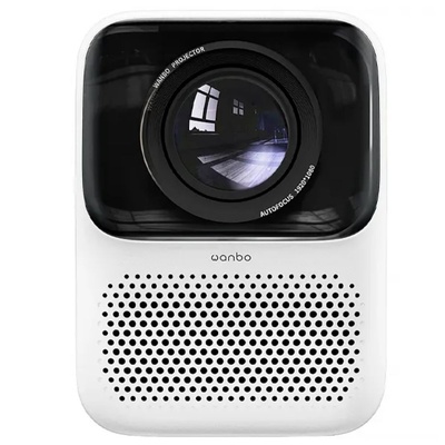 PROJETOR WANBO T2 MAX NEW 450 LUMENS HDMI PORTATIL BRANCO - Imagem 2