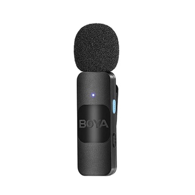 MICROFONE LAPELA BOYA BY V20 2.4GHZ  USB C WIRELESS PRETO - Imagem 5