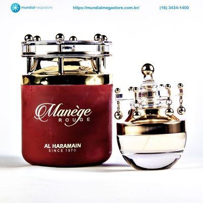 PERFUME AL HARAMAIN MANEGE ROUGE EDP 75ML ARABE - Imagem 5