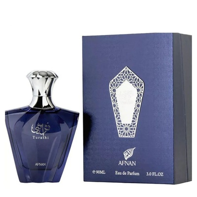 PERFUME AFNAN TURATHI BLUE MASCULINO EDP 90ML ARABE - Imagem 5