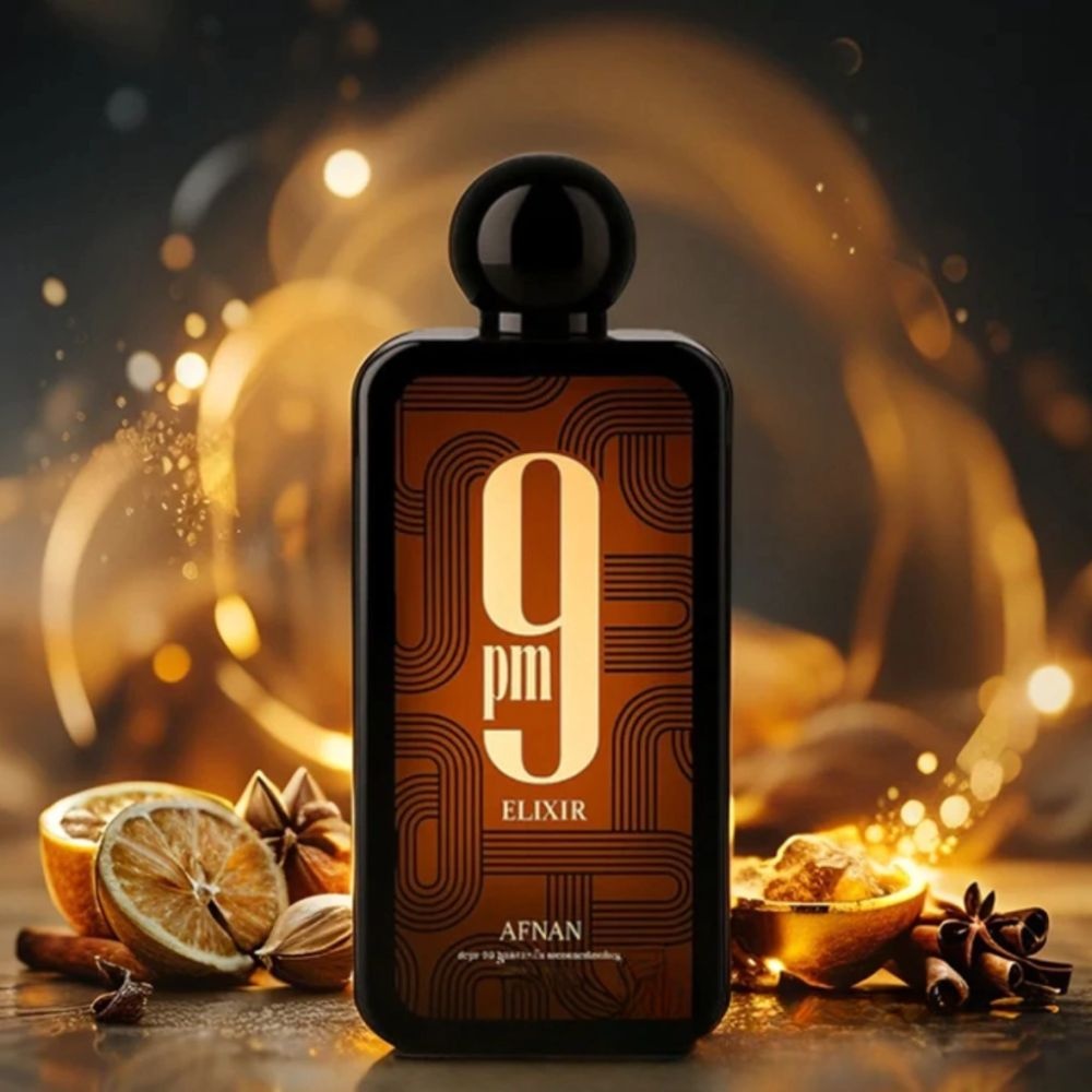 Perfume Afnan 9pm Elixir Masculino Edp 100ml Arabe voltado a
