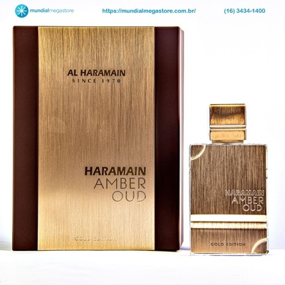 PERFUME AL HARAMAIN AMBER OUD GOLD UNISSEX EDP 60ML ARABE - Imagem 4