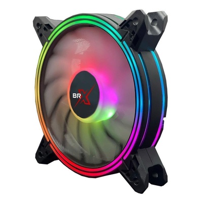 COOLER KIT 3 FANS 12MM ARGB COM CONTROLE E CONTROLADORA BRX - Imagem 3