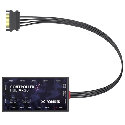 CONTROLADORA FAN HUB ARGB CONTROLLER FORTREK - Imagem 5