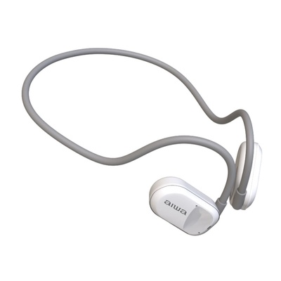 FONE DE OUVIDO AURICULAR BT AIWA AW-ACF1W BRANCO E CINZA - Imagem 2