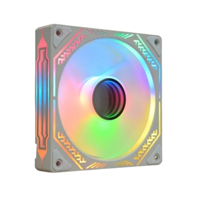 COOLER KIT 3 FANS 12MM ARGB COM CONTROLE E CONTROLADORA AARA GAMING MASTER WHITE - Imagem 3