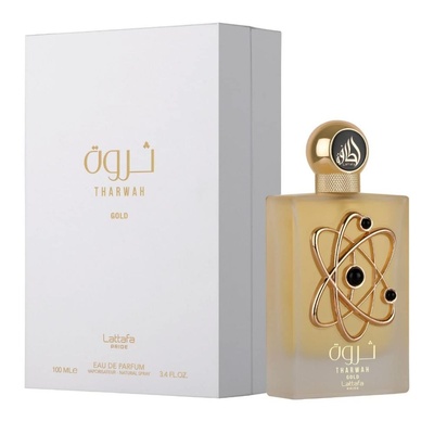 PERFUME LATTAFA PRIDE THARWAH GOLD FEMININO EDP 100ML ARABE - Imagem 2