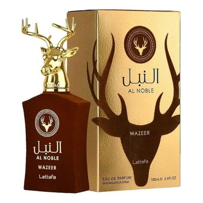 PERFUME LATTAFA AL NOBLE WAZEER MASCULINO EDP 100ML ARABE - Imagem 2