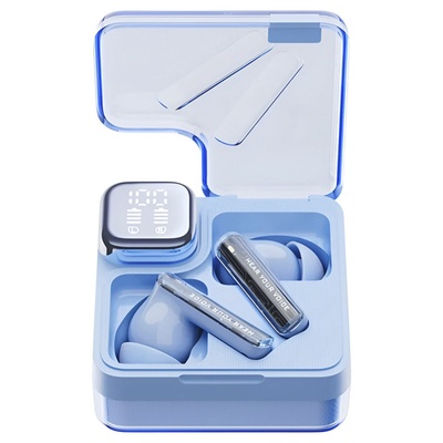 FONE DE OUVIDO AURICULAR BT QCY MELOBUDS NEO BH24QT31A AZUL - Imagem 2