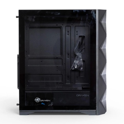 GABINETE GAMER ATX ITHNAN ARGB DRAXEN PRETO - Imagem 3